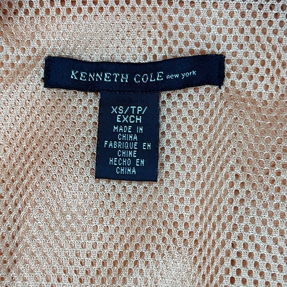 Kenneth Cole Women’s Spring Trench Coat Lightweight Pastel Orange Sherbet XS - Picture 9 of 12